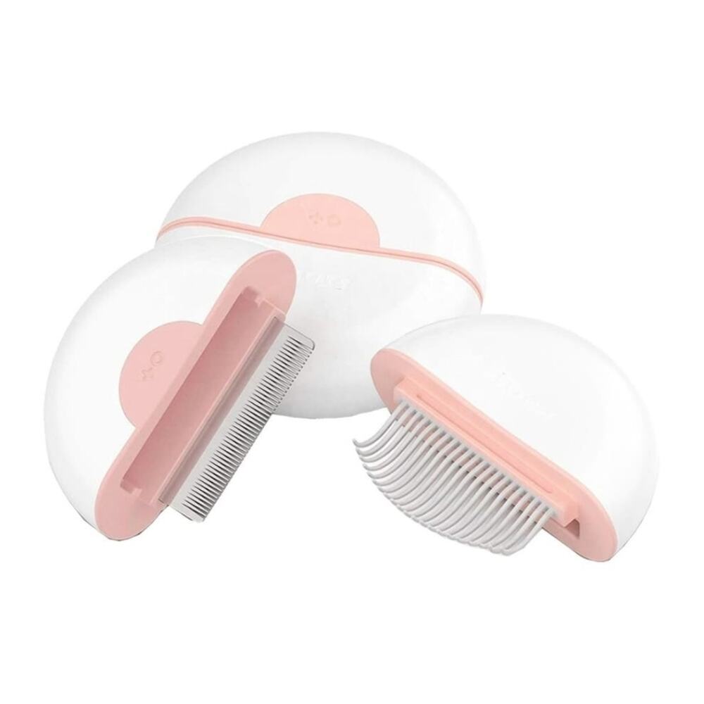 Pet Life Lynx Short Hair Connecting Pink Pet Comb - Picture 5 of 5
